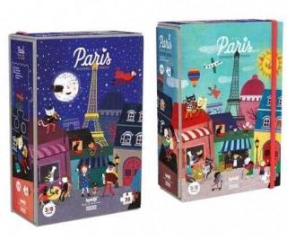 Puzzle Londji, Noapte si zi la Paris, 4-5 ani +