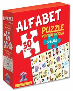 Puzzle pentru podea - Alfabet, DPH, 2-3 ani +