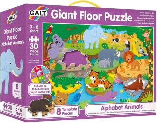 Puzzle Podea: Alfabetul animalutelor (30 piese), Galt, 2-3 ani +