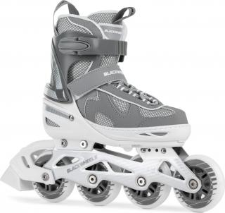 Role copii BlackWheels Flex Pro Gri, reglabil copii marimea 34-37