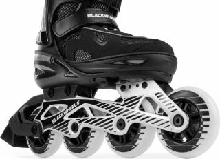 Role copii BlackWheels Flex Pro Negru reglabil, marimea 34-37