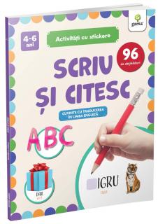 Scriu si citesc (carte cu stickere)