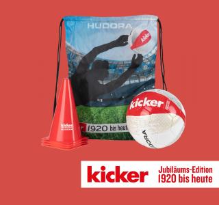 Set antrenament fotbal kicker Edition, stadion, Hudora