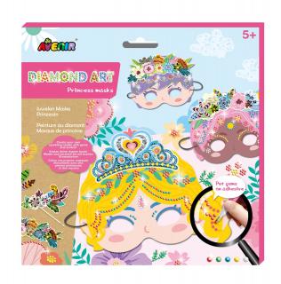 Set creativ DIY - Masti cu diamante - Printesa, + 5 ani