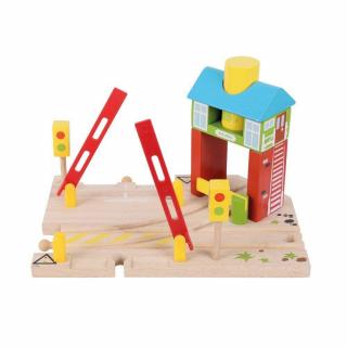 Set de bariere, BIGJIGS Toys, 2-3 ani +