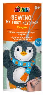 Set de cusut Primul meu Breloc - Pinguin, + 6 ani