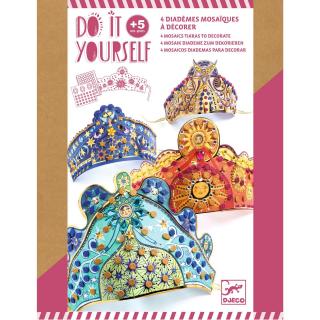 Set DIY Diademe, Djeco, 4-5 ani +