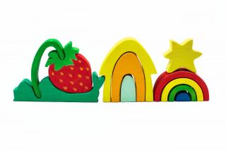 Set handmade Marc toys, Vara colorata, 2-3 ani +