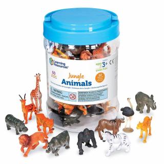 Set pentru sortat - Animalute din jungla, Learning Resources, 2-3 ani +