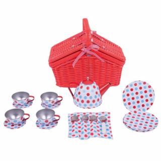 Setul meu de picnic cu buline, BIGJIGS Toys, 2-3 ani +