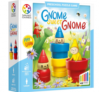 Smart Games - Gnome Sweet Gnome, joc de logica 48 provocari, + 3 ani