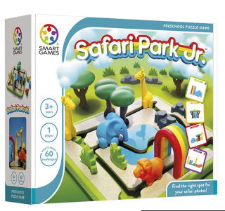 Smart Games - Safari Park Jr., joc de logica cu 60 de provocari, 3+ ani