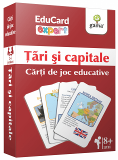 Tari si capitale, Editura Gama, 8-9 ani +