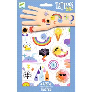 Tatuaje Djeco Emoji Meteo, 2-3 ani +