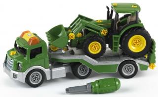 Trailer cu tractor John Deere, Klein, 2-3 ani +