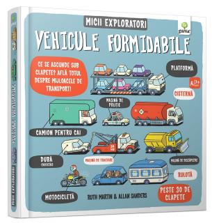 Vehicule formidabile, Editura Gama, 2-3 ani +