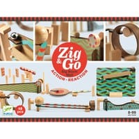 Zig  Go Djeco, set de constructie trasee, 48 piese, +8 ani