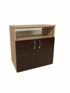 Comoda TV Sonia, Culoare Wenghe Sonoma, 80x80x45cm