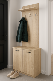 Cuier Deco 1 Sonoma cu  3 Polite si 9 Agatatori