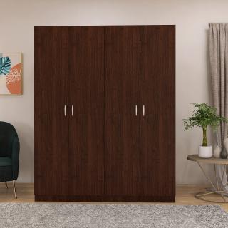 Dulap Milano cu 4 usi, 200x160x40, Culoare Wenge, din Pal de 18 mm