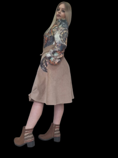 Rochie vintage cu influente baroce