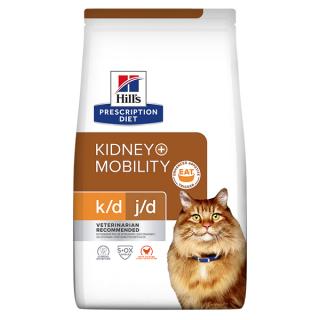 1.5kg Hill s PD Feline K D + Mobility, hrana uscata dieta veterinara pentru pisici cu probleme renale