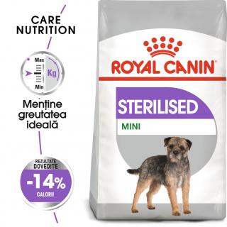 1 kg Royal Canin Mini Sterilised Adult hrana uscata caine sterilizat