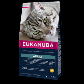 10kg EUKANUBA Adult cu Pui - hrana uscata pentru pisici