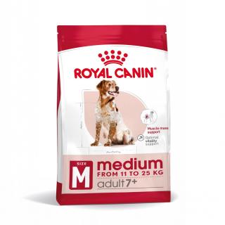 15 kg Royal Canin Medium Adult 7+  hrana uscata caine senior