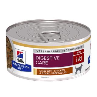 156g Hill s PD Canine I D Chicken  Vegetables Stew, hrana umeda dieta veterinara pentru caini cu probleme digestive