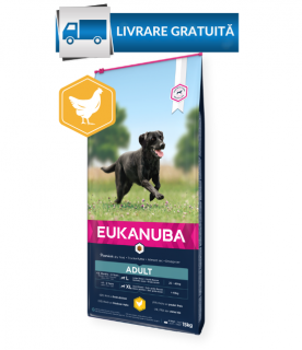 15kg Eukanuba ADULT LARGE cu PUI