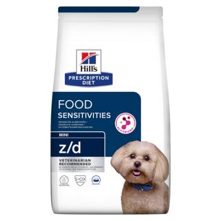 1kg Hill s PD Canine Z D Mini, dieta veterinara pentru caini cu probleme dermatologice