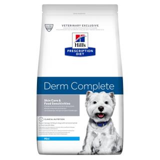 1kg Hills PD Derm Complete Mini , hrana uscata dieta veterinara pentru caini cu probleme dermatologice
