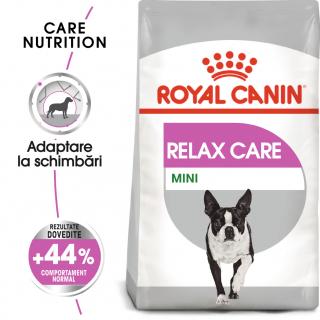 1kg Royal Canin Mini Relax Care Adult hrana uscata caine, adaptare la schimbari