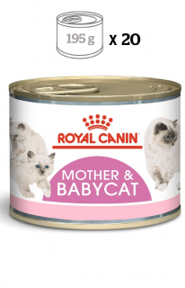 20 x Royal Canin Mother  BabyCat hrana umeda pisica mama si puii pana la 4 luni, 195 g