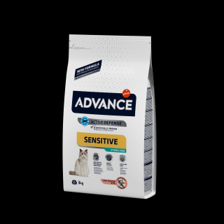 3 kg ADVANCE CAT STERILISED SOMON SENSITIVE