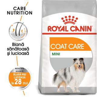 3 kg Royal Canin Mini Coat Care Adult hrana uscata caine pentru blana sanatoasa si lucioasa