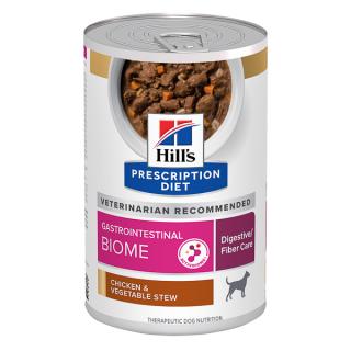 354g Hill s PD Canine GI Biome Chicken and Vegetables Stew, hrana umeda dieta veterinara pentru caini cu probleme digestive