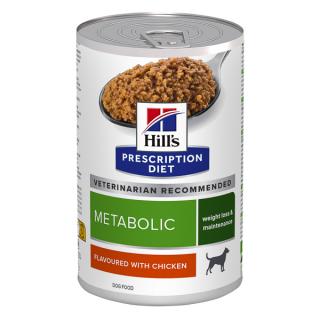 370g Hill,      s PD Metabolic Weight Management, hrana umeda dieta veterinara pentru caini cu probleme de greutate
