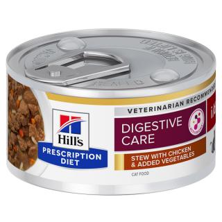 82g Hill s PD Feline I D Chicken and Vegetable Stew, hrana umeda tocanita dieta veterinara pentru pisici cu probleme digestive