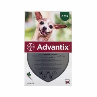 Advantix ,     4 kg - pipeta externa antipurici si anticapuse pentru caini