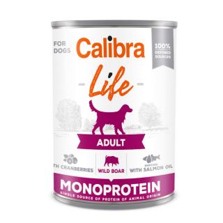 Calibra Dog Life can Adult Wild Boar with Cranberries 400 g