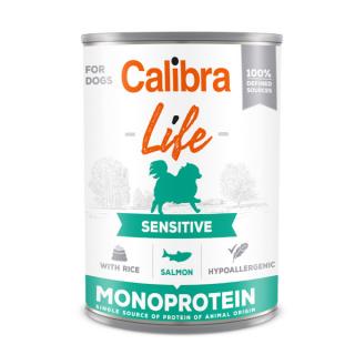 Calibra Dog Life can Sensitive Salmon with Rice 400 g