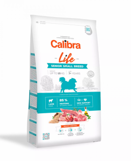 Calibra Dog Life Senior Small Breed cu Miel , 1,5 kg