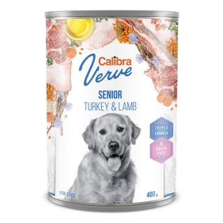 Calibra Dog Verve GF Senior Turkey and Lamb 400 g conserva