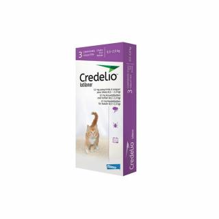 CREDELIO 12 mg 0.5-2 kg, deparazitare externa pentru pisici, 3 tablete