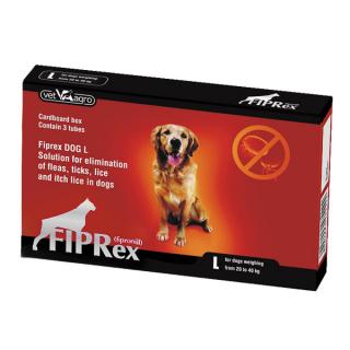 Deparazitare externa pentru caini Fiprex L 20-40 kg 1 pipeta