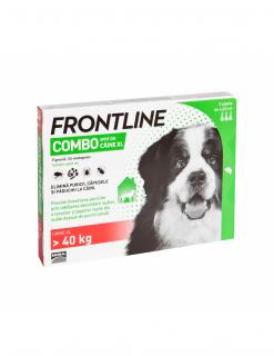 Deparazitare externa pentru caini Frontline Combo Dog XL 40-60 kg - cutie cu 3 pipete