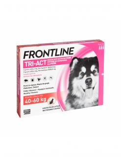 Deparazitare externa pentru caini Frontline Tri-Act XL 40-60 kg - cutie cu 3 pipete