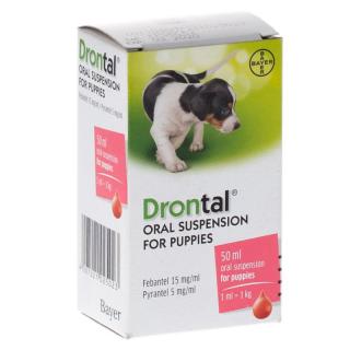 Drontal Puppy suspensie orala 50ml